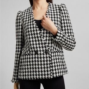 Express Houndstooth Jacket